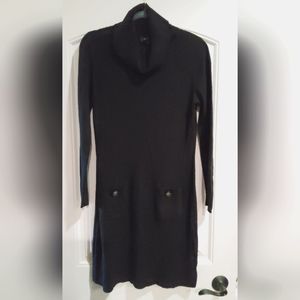 Black sweater dress